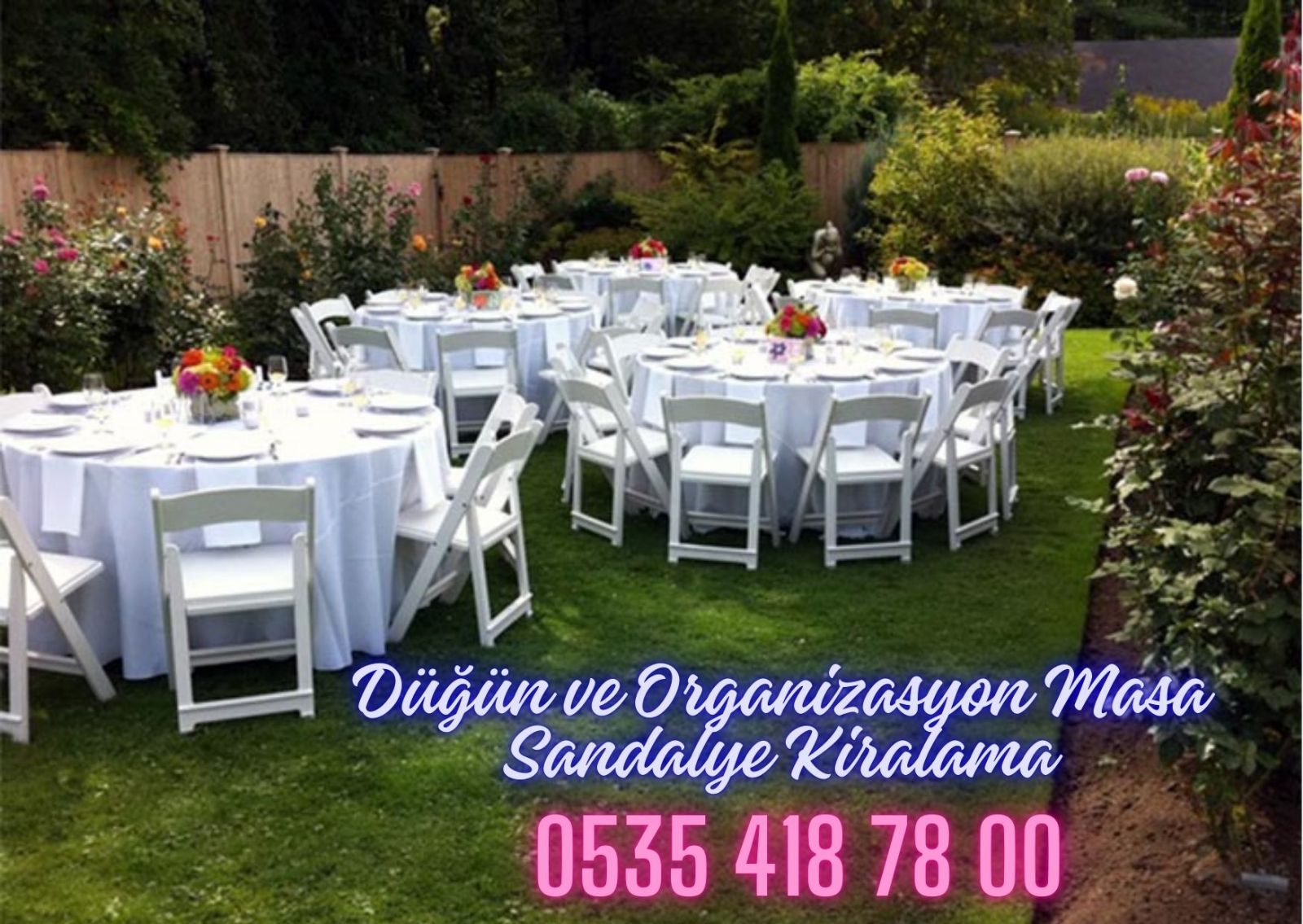 Sarıyer Masa Sandalye Kiralama